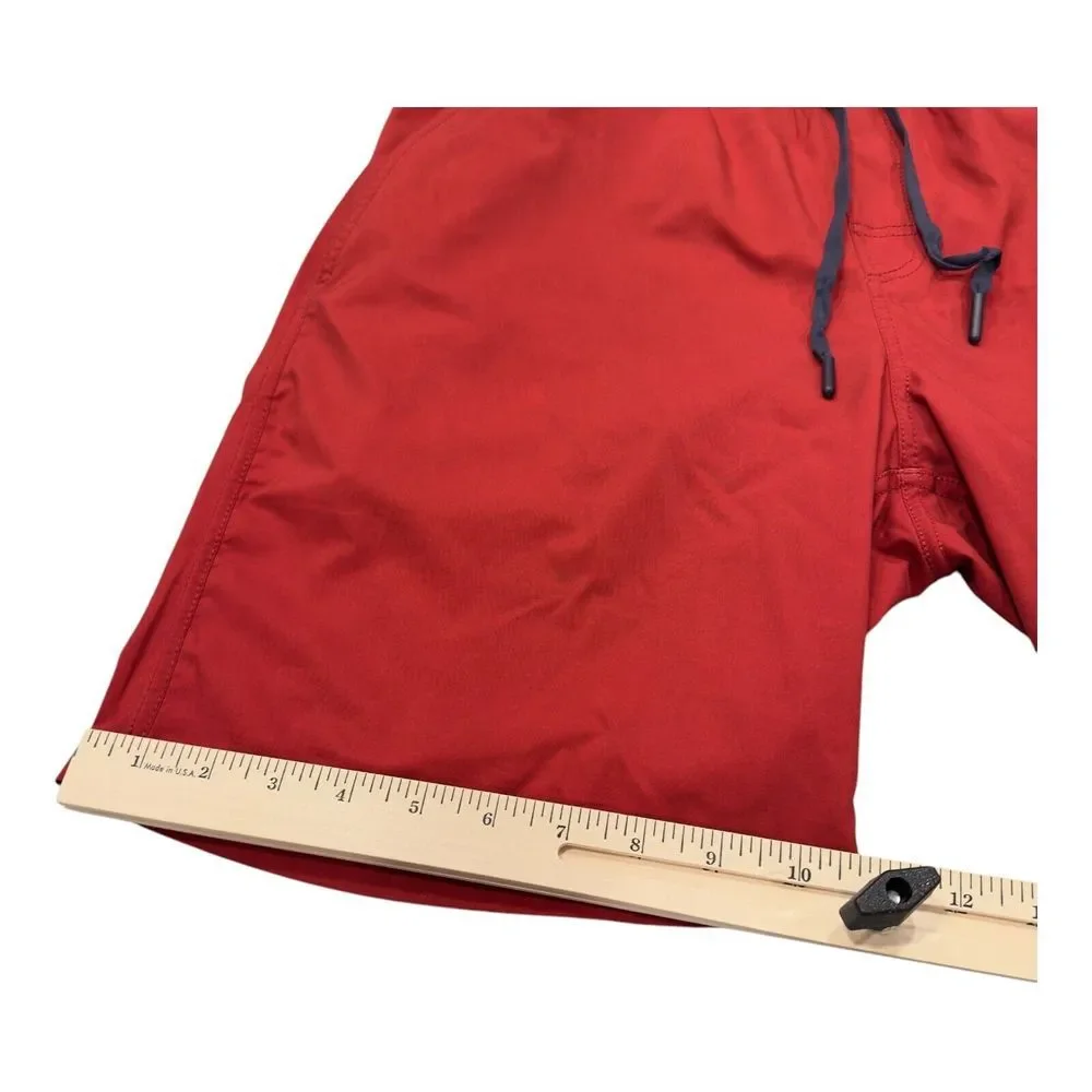 Toes on‎ the Nose Shorts Mens M Medium Cardinal Red Beach Volley Inner Lined